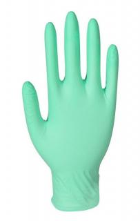 Rękawiczki nitrylowe ABENA - zielone rozm. S - 100szt.
