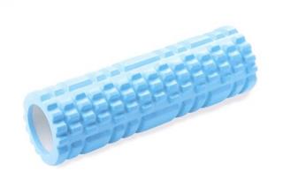 Roller wałek do masażu, rehabilitacji, jogi - 30x9,5cm (mały) - jasno niebieski