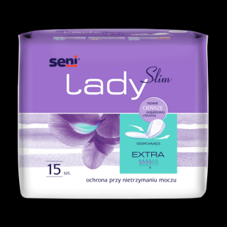 Seni Lady Slim Extra  - pieluchy anatomiczne 15szt.