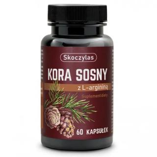 Skoczylas Kora sosny z L-argininą - 60 kaps.