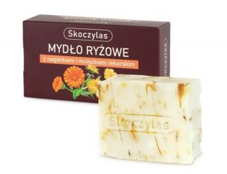 Skoczylas Mydło ryżowe z nagietkiem i mniszkiem lekarskim - 100g