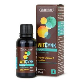 Skoczylas WitCynk, witamina C i cynk kroplach - 30ml