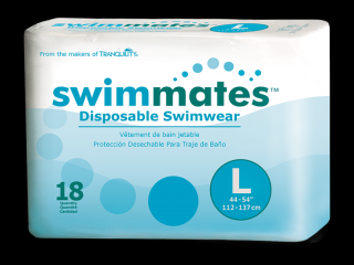 Swimmates Pieluchy basenowe dla dorosłych i niepełnosprawnych L (112-137cm) - 18szt.