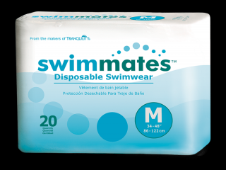 Swimmates Pieluchy basenowe dla dorosłych i niepełnosprawnych M (86-122cm) - 20szt.