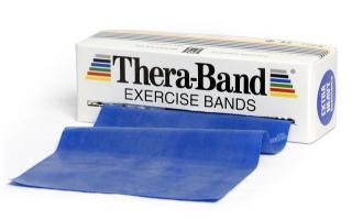 Taśma do ćwiczeń Thera - Band BARDZO MOCNA (niebieska) 5,5m (50050)