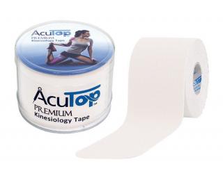 Taśma do tapingu AcuTop Premium Kinesiology Tape 5cm x 5m - biała