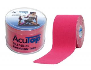 Taśma do tapingu AcuTop Premium Kinesiology Tape 5cm x 5m - różowa