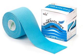 Taśma do tapingu Nasara Kinesiology Tape 5cm x 5m - niebieska