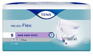 TENA Flex MAXI S - oddychające pieluchomajtki z pasem mocującym - 22szt