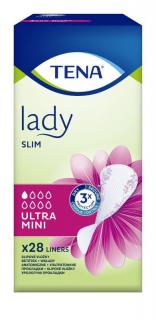 TENA Lady slim ultra mini - specjalistyczne wkładki anatomiczne 28szt.