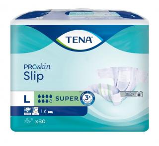 TENA slip SUPER L - pieluchomajtki dla dorosłych o dużej chłonności - 30szt.