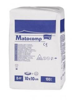 TZMO kompresy gazowe Matocomp niejałowe 17-nitkowe 10x10cm 100szt.