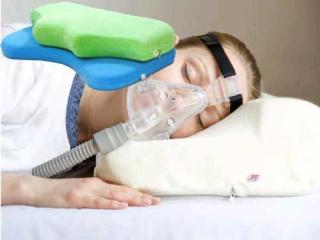 Valde B21 poduszka do bezdechu sennego umożliwia sen w masce - Niebieski