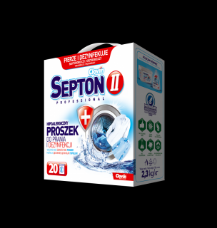 Wirusobójczy proszek do prania i pełnej dezynfekcji tkanin CLOVIN II SEPTON   2,30kg