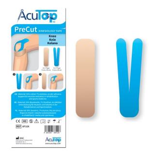 Zestaw do tapingu na kolano - AcuTop Kinesiology tape - 8 kpl./16szt.