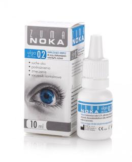 ZUMA NOKA 0,2% Nawilżające krople do oczu - 10ml