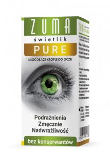 ZUMA Świetlik PURE Łagodzące krople do oczu bez konserwantów - 10ml