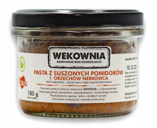 Pasta z Suszonych Pomidorów i Orzechów Nerkowca 180g