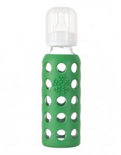 Butelka szklana dla niemowląt 250 ml Lifefactory zielony