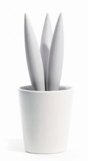 Podstawka pod naczynia w doniczce (biała) Cereus Legnoart