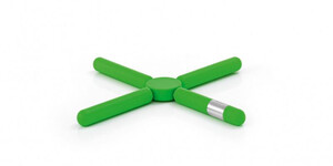 Składana podstawka 22x22 cm KNIK Blomus, silikon, plastik, zielona