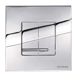 Metalowy przycisk spłukujący Schwab Arte Duo Metal chromowany 4060414051