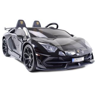 LICENCJONOWANY LAMBORGHINI AVENTADOR SVJ DLA 2 DZIECI, FUNKCJA DRIFTU - LAKIER SUPER JAKOŚĆ, MIĘKKIE SIEDZENIE, MIĘKKIE KOŁA/SX2028