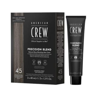American Crew Precision Blend, Odsiwiacz dla mężczyzn, 4-5 Medium Natural - Naturalny brąz, 3 x 40ml