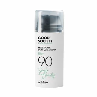 Artego Good Society 90 Free Shape Soft Curl Cream - Krem do włosów kręconych, podkreślający loki, 100ml