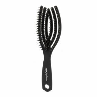 Fox Flex Brush NylonBoar Szczotka do włosów z włosiem dzika Black Mat