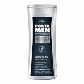 Joanna Power Men Szampon niwelujący siwiznę dla mężczyzn, 200ml