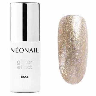 NEONAIL Baza hybrydowa 2w1 Glitter Effect Base Gold Twinkle 7,2ml