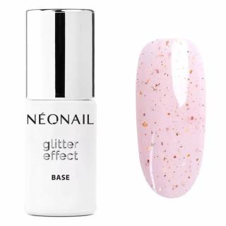 NEONAIL Baza pod lakier hybrydowy Glitter Effect Base Pink Sparkle 7,2ml
