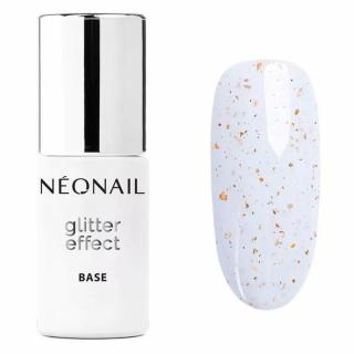 NEONAIL Baza pod lakier hybrydowy Glitter Effect Base White Sparkle 7,2ml