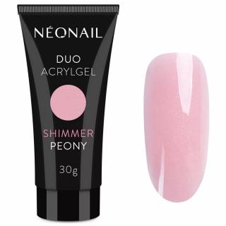 NeoNail Duo AcrylGel Shimmer Peony Akrylożel różowy z brokatem 30g