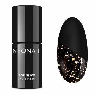 NeoNail Top hybrydowy Glow Gold Flakes 7,2ml