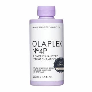 OLAPLEX No.4P Blonde Enhancer Toning Shampoo Fioletowy szampon do włosów blond, 250ml