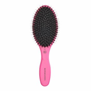 Olivia Garden Expert Care Oval Boar  Bristles Pink Szczotka do włosów z włosiem z dzika