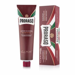 PRORASO Krem do golenia dla twardego zarostu, Linia Czerwona, 150ml