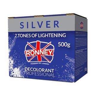 RONNEY Silver Classic Profesjonalny bezpyłowy rozjaśniacz do włosów do 7 tonów, 500g