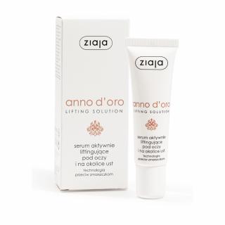 Ziaja Anno D'oro serum aktywnie liftingujące pod oczy i na okolice ust, 30ml