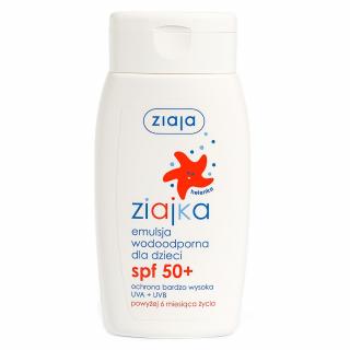 ZIAJKA Wodoodporna emulsja do opalania dla dzieci SPF50 125ml