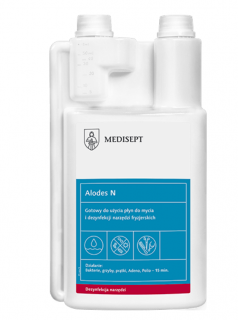 Alodes N 1L płyn do dezynfekcji narzędzi fryzjerskich i kosmetycznych Mediline