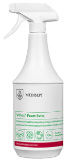 Bezalkoholowa pianka do szybkiej dezynfekcji i mycia Velox Foam Extra 1L