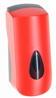 Dyspenser mydła w pianie uzupełniany jednorazowymi wkładami MERIDA  Unique Red Line