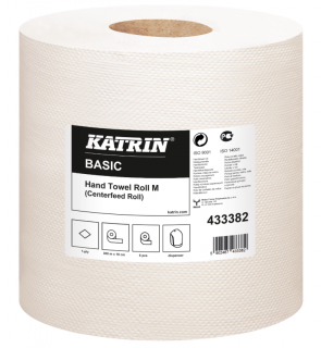Jednowarstwowy ręcznik papierowy w roli 6szt. Katrin Basic Hand Towel Roll M 300