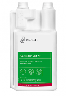 Koncentrat do mycia i dezynfekcji urządzeń ssących Quatrodes Unit NF 1L