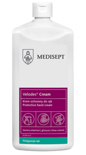 Krem do rąk w butelce 500 ml Medi-line Velodes Cream Mediline środki do dezynfekcji