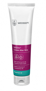 Krem ochronny do rąk Velodes Cream Aloe w tubie 100 ml Mediline środki do dezynfekcji