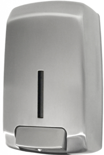 Metalowy pojemnik na mydło w płynie 1L INOX Metalowy dozownik do mydła w płynie mocowany do ściany